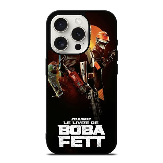 STAR WARS BOBA FETT MANDALORIAN POSTER iPhone 15 Pro Case Cover