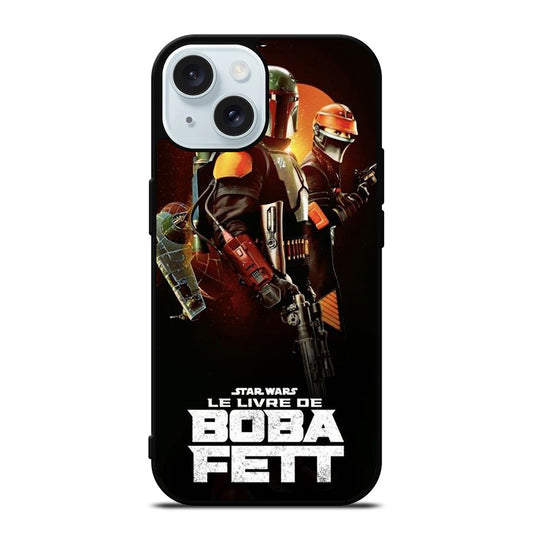 STAR WARS BOBA FETT MANDALORIAN POSTER iPhone 15 Case Cover