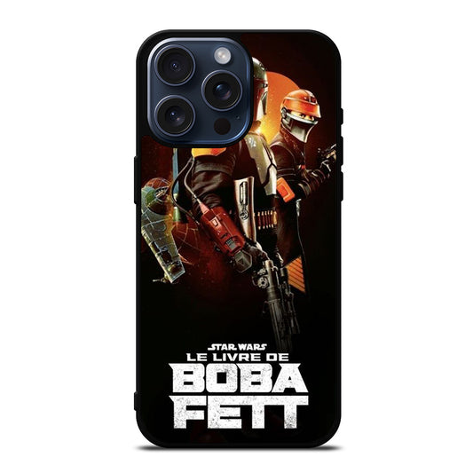 STAR WARS BOBA FETT MANDALORIAN POSTER iPhone 15 Pro Max Case Cover