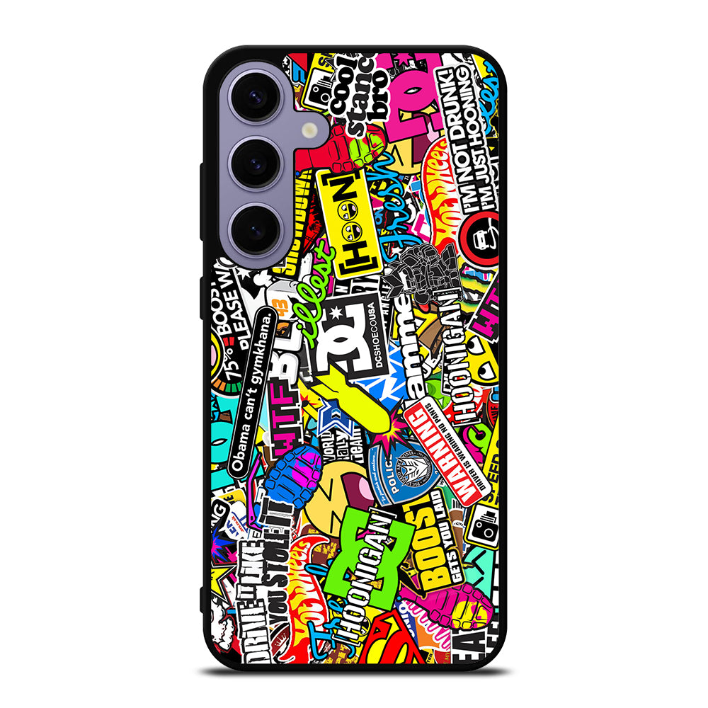 STICKER BOMB DC PATTERN 2 Samsung Galaxy S24 Plus Case Cover