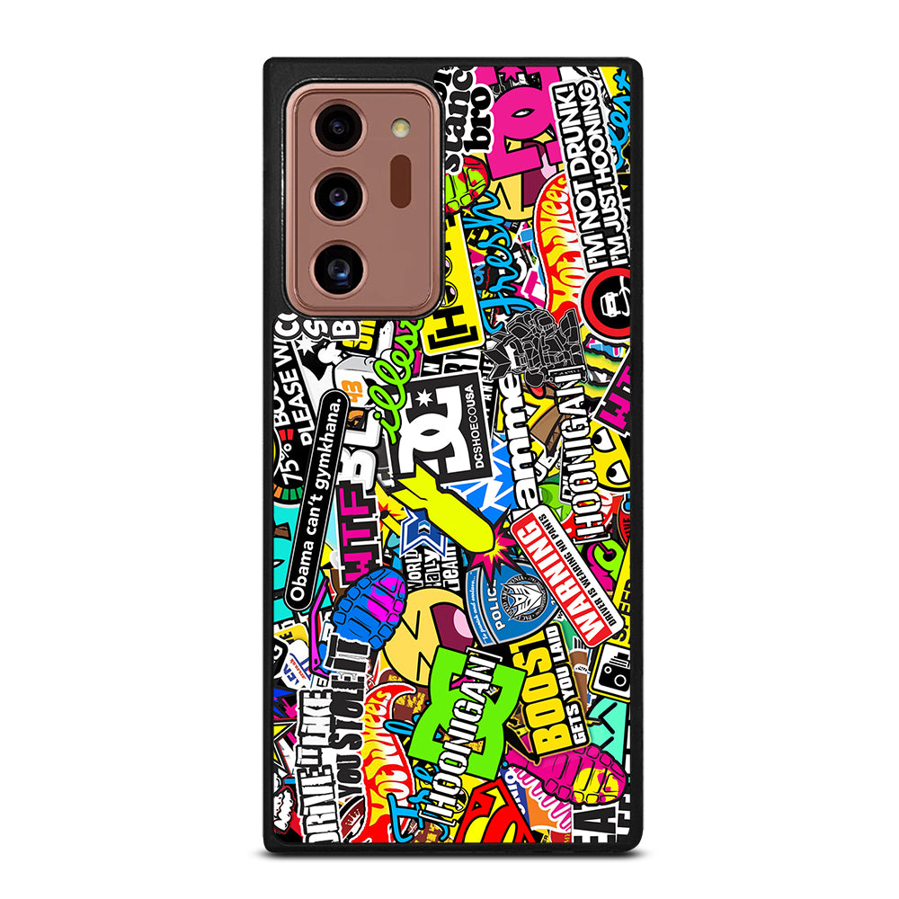 STICKER BOMB DC PATTERN 2 Samsung Galaxy Note 20 Ultra Case Cover