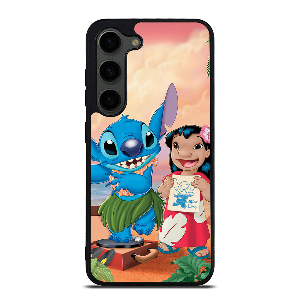 STITCH AND LILO FRIENDS CARTOON 3 Samsung Galaxy S23 Plus Case Cover