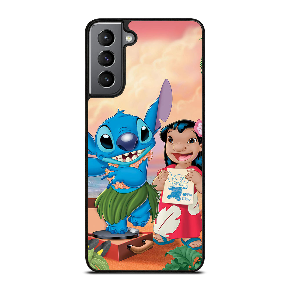 STITCH AND LILO FRIENDS CARTOON 3 Samsung Galaxy S21 Plus Case Cover