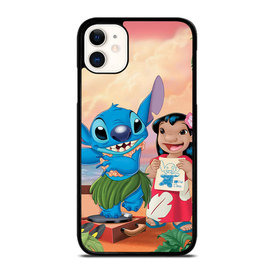 STITCH AND LILO FRIENDS CARTOON 3 iPhone 11 Case Cover