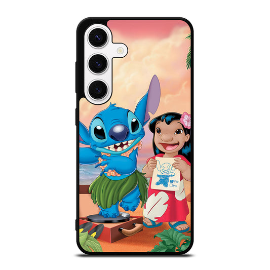 STITCH AND LILO FRIENDS CARTOON 3 Samsung Galaxy S24 Case Cover