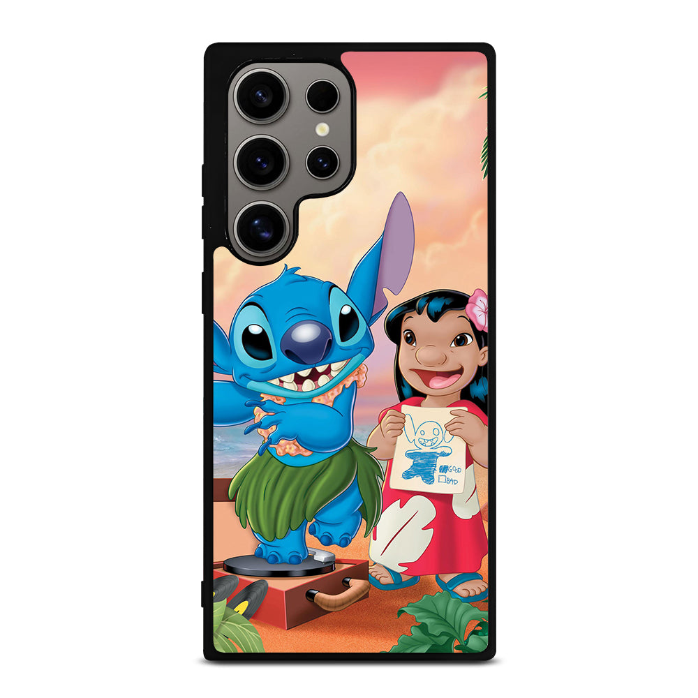 STITCH AND LILO FRIENDS CARTOON 3 Samsung Galaxy S24 Ultra Case Cover
