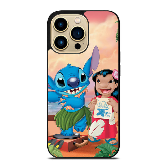 STITCH AND LILO FRIENDS CARTOON 3 iPhone 14 Pro Max Case Cover