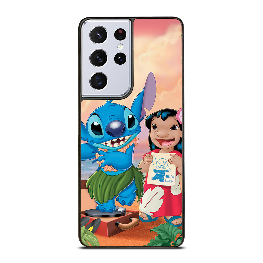STITCH AND LILO FRIENDS CARTOON 3 Samsung Galaxy S21 Ultra Case Cover