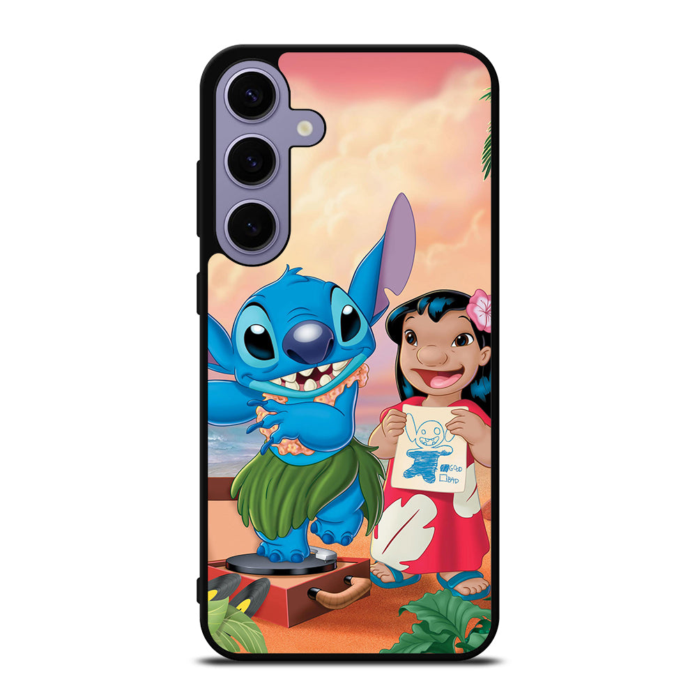 STITCH AND LILO FRIENDS CARTOON 3 Samsung Galaxy S24 Plus Case Cover