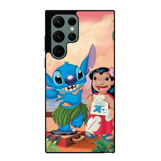 STITCH AND LILO FRIENDS CARTOON 3 Samsung Galaxy S22 Ultra Case Cover