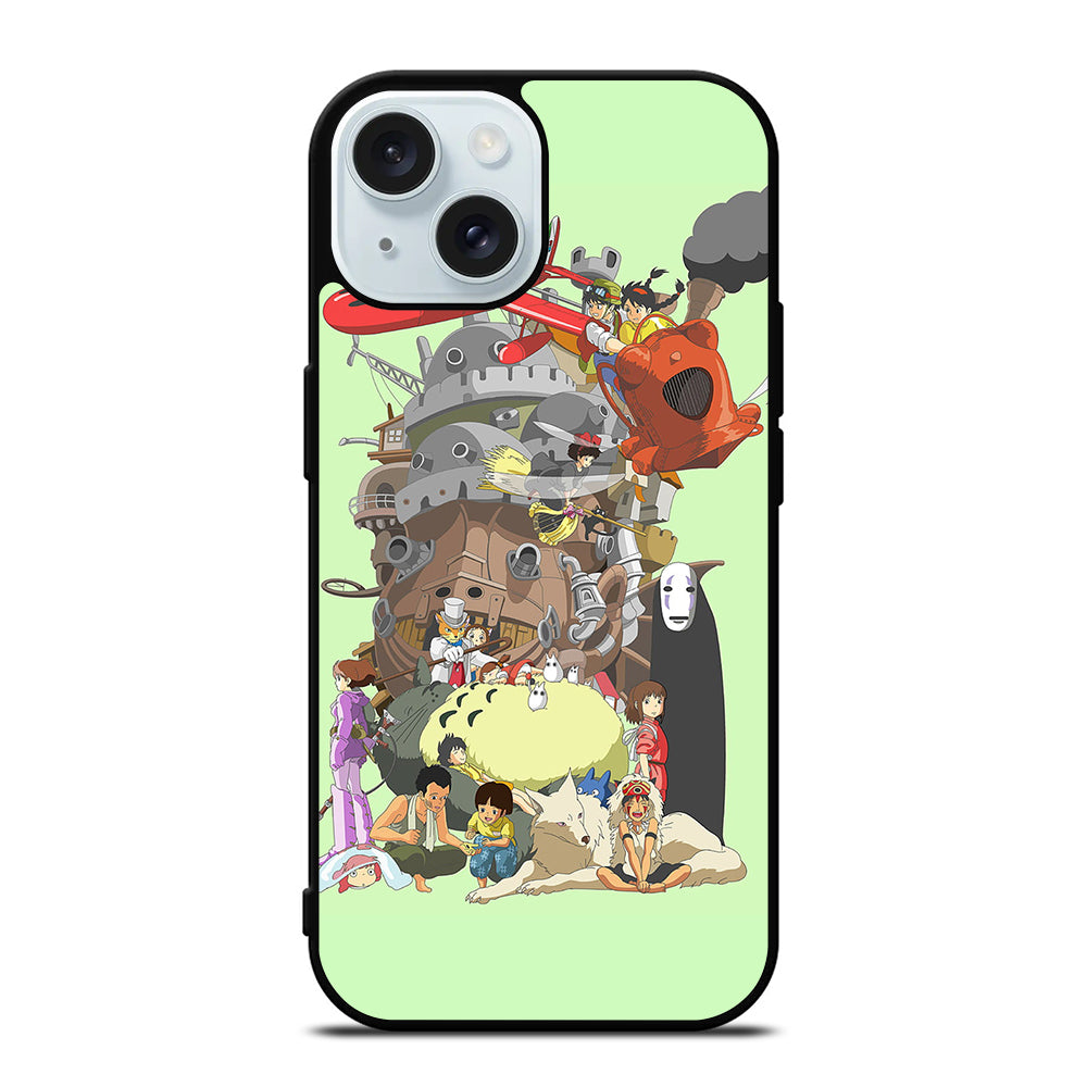STUDIO GHIBLI ANIME 3 iPhone 15 Case Cover