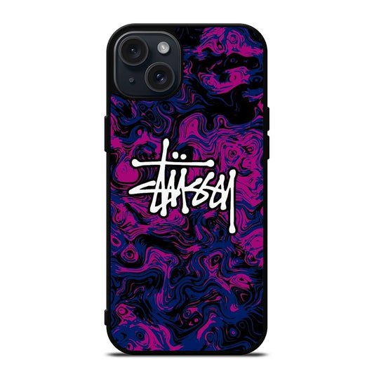 STUSSY ART LOGO iPhone 15 Plus Case Cover