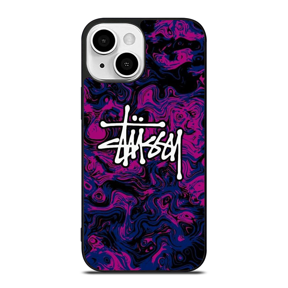 STUSSY ART LOGO iPhone 13 Mini Case Cover