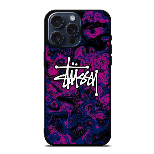 STUSSY ART LOGO iPhone 15 Pro Max Case Cover