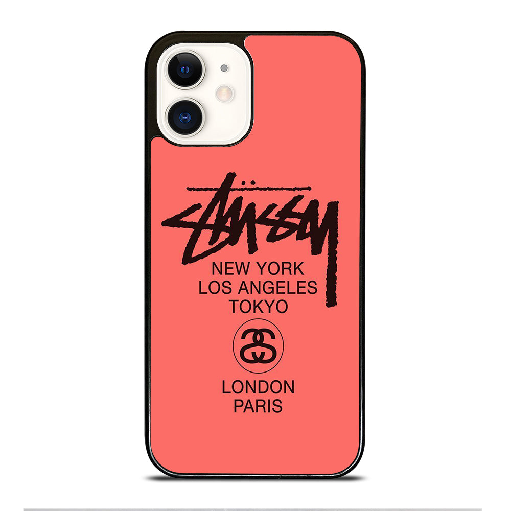 STUSSY CITY iPhone 12 Case Cover
