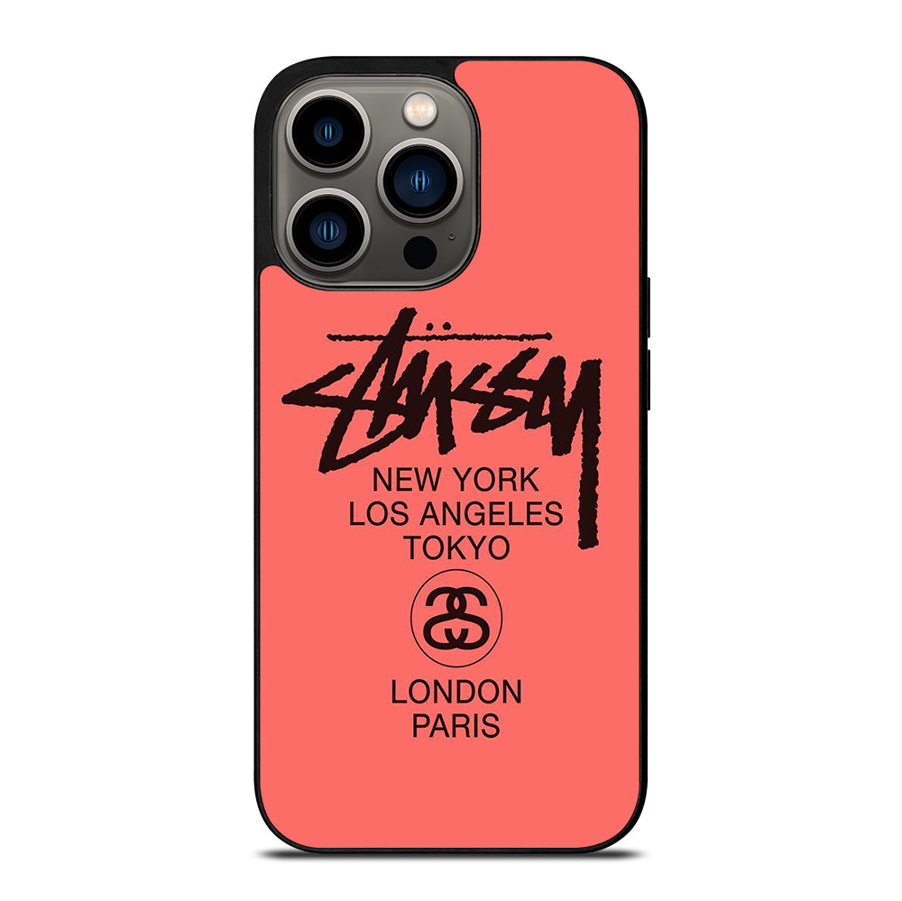 STUSSY CITY iPhone 13 Pro Case Cover