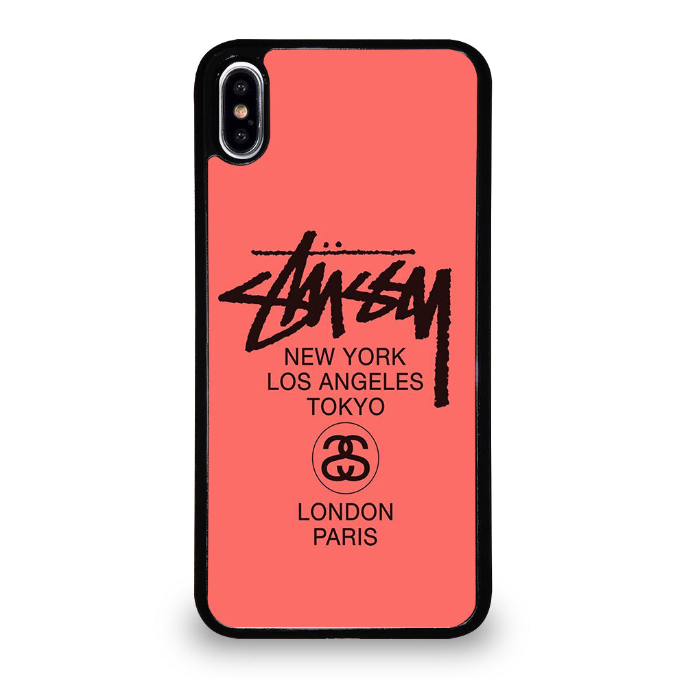 STUSSY CITY iPhone XS Max Case Cover