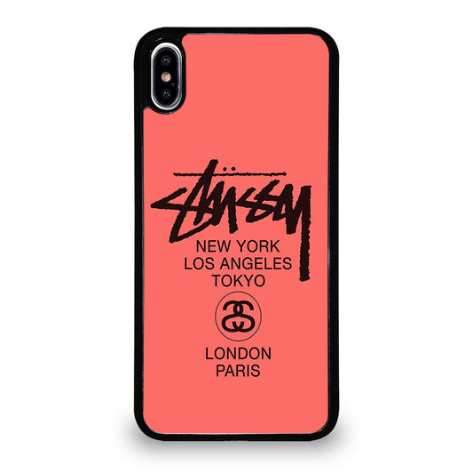 STUSSY CITY iPhone XS Max Case Cover