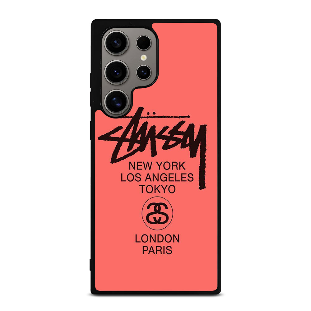 STUSSY CITY Samsung Galaxy S24 Ultra Case Cover