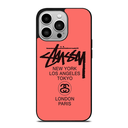 STUSSY CITY iPhone 14 Pro Case Cover