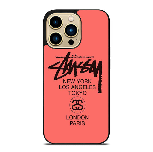 STUSSY CITY iPhone 14 Pro Max Case Cover