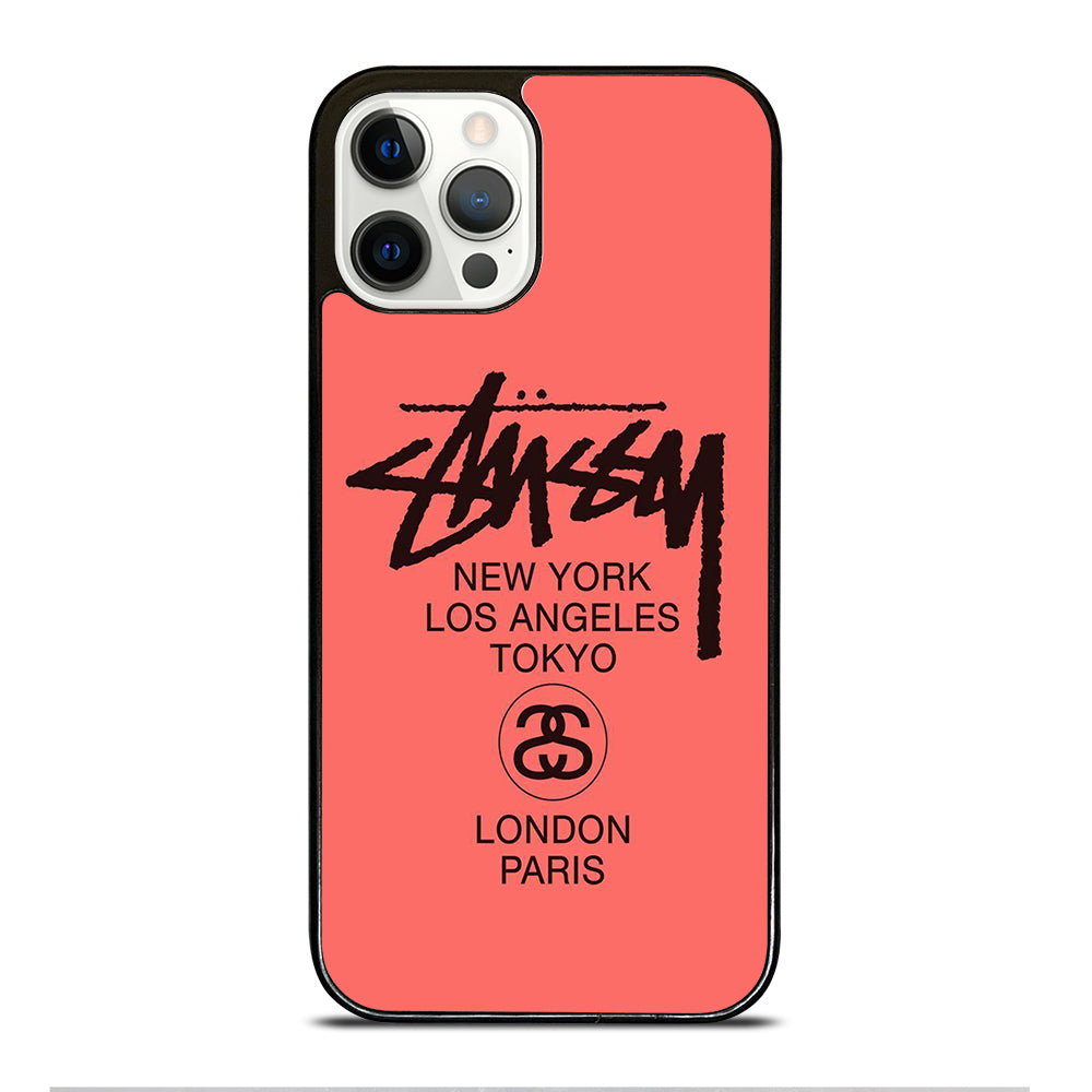 STUSSY CITY iPhone 12 Pro Case Cover