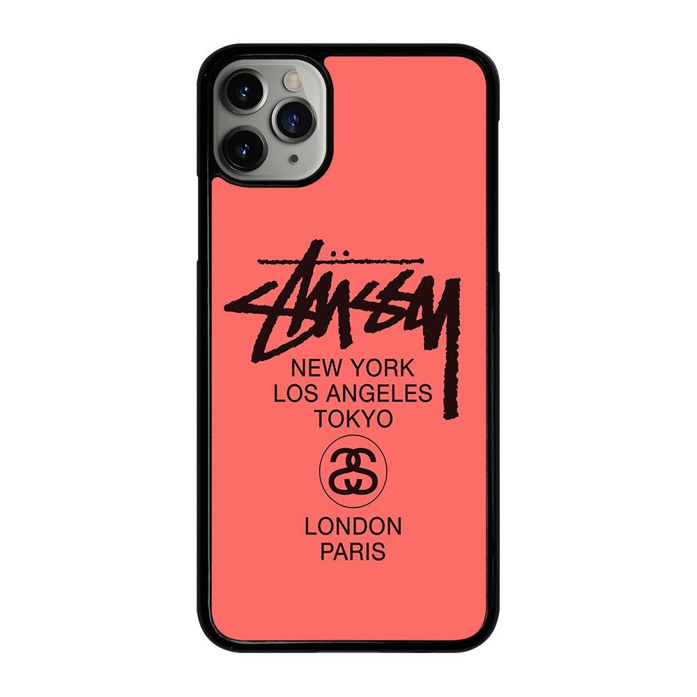 STUSSY CITY iPhone 11 Pro Max Case Cover