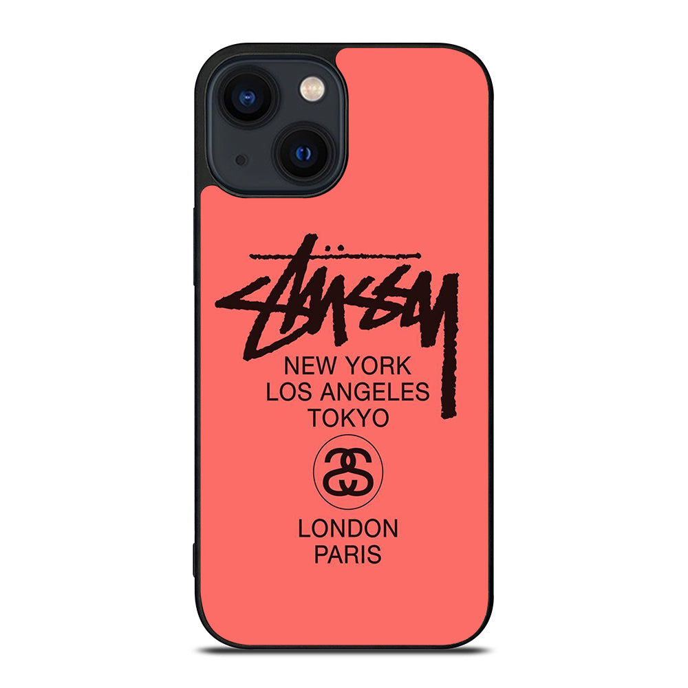 STUSSY CITY iPhone 14 Plus Case Cover