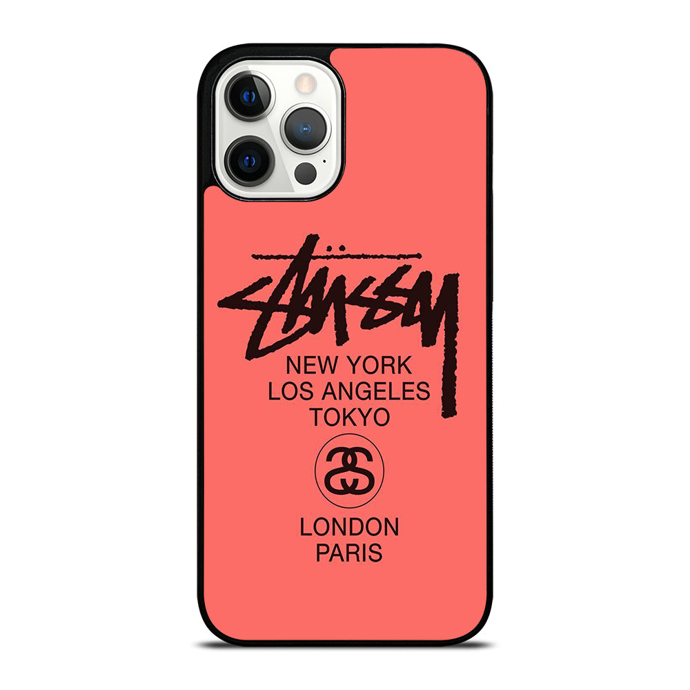 STUSSY CITY iPhone 12 Pro Max Case Cover