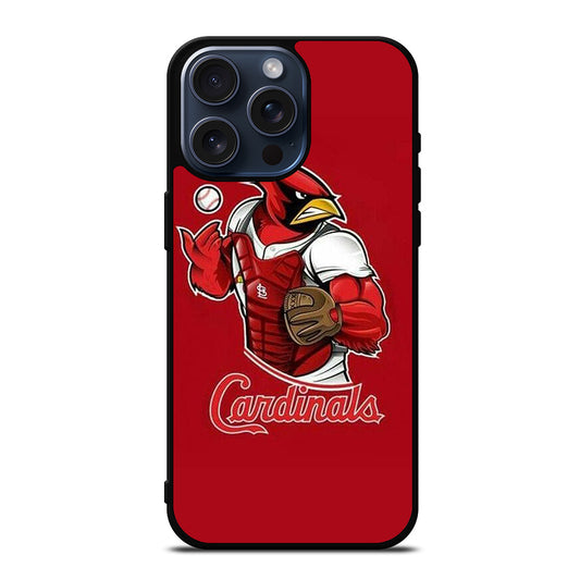 ST LOUIS CARDINALS MLB MASCOT iPhone 15 Pro Max Case Cover