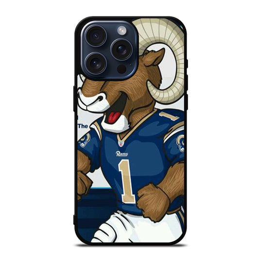 ST LOUIS RAMS MASCOT iPhone 15 Pro Max Case Cover