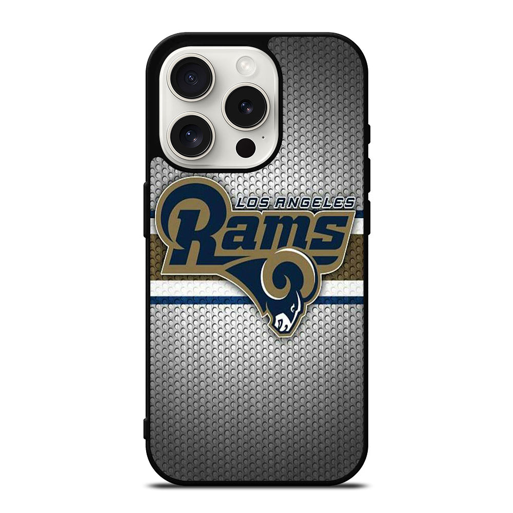 ST LOUIS RAMS METAL ICON iPhone 15 Pro Case Cover