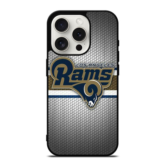 ST LOUIS RAMS METAL ICON iPhone 15 Pro Case Cover