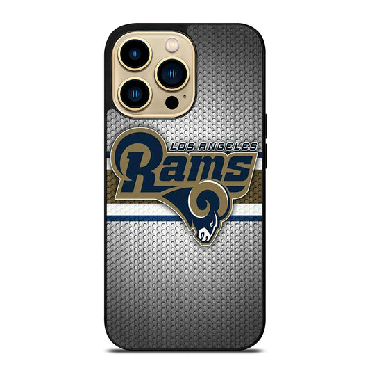 ST LOUIS RAMS METAL ICON iPhone 14 Pro Max Case Cover
