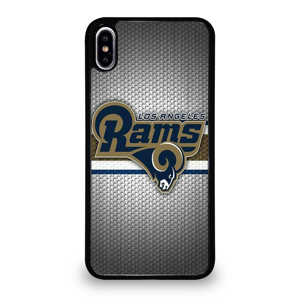 ST LOUIS RAMS METAL ICON iPhone XS Max Case Cover