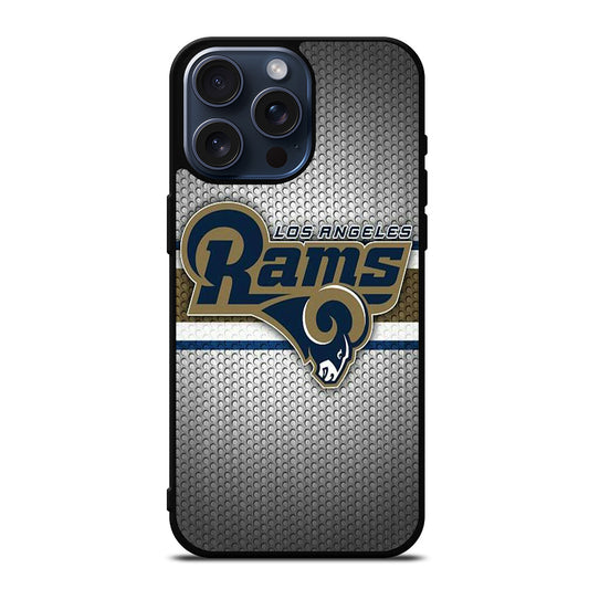 ST LOUIS RAMS METAL ICON iPhone 15 Pro Max Case Cover