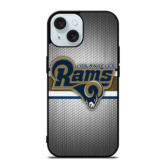 ST LOUIS RAMS METAL ICON iPhone 15 Case Cover