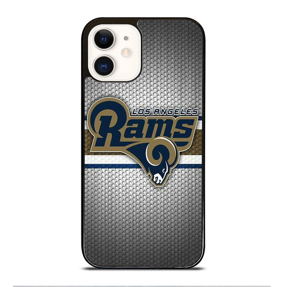 ST LOUIS RAMS METAL ICON iPhone 12 Case Cover