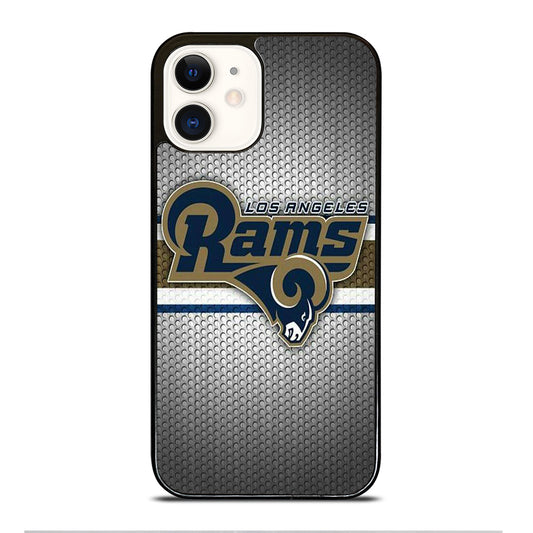 ST LOUIS RAMS METAL ICON iPhone 12 Case Cover