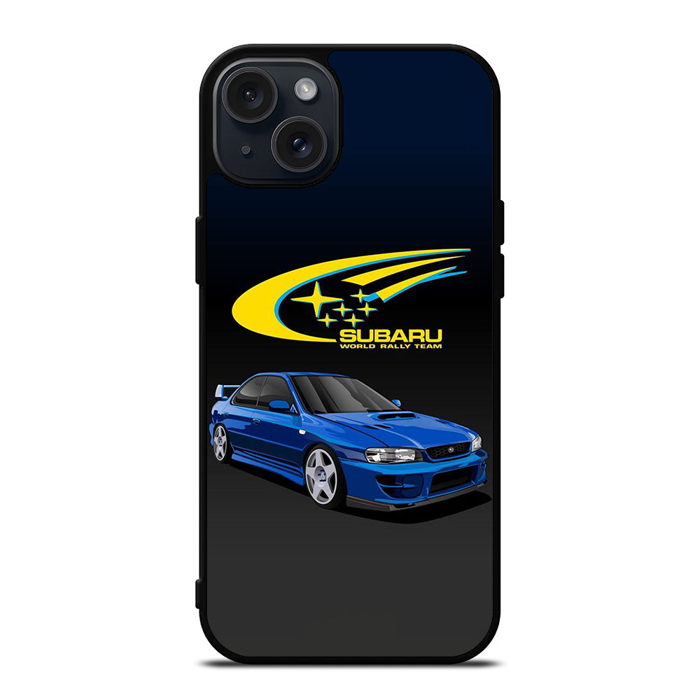 SUBARU BLUE CAR iPhone 15 Plus Case Cover