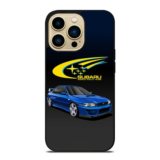 SUBARU BLUE CAR iPhone 14 Pro Max Case Cover