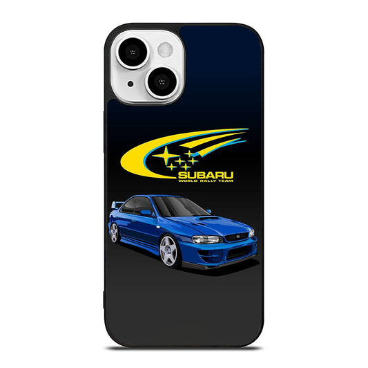 SUBARU BLUE CAR iPhone 13 Mini Case Cover