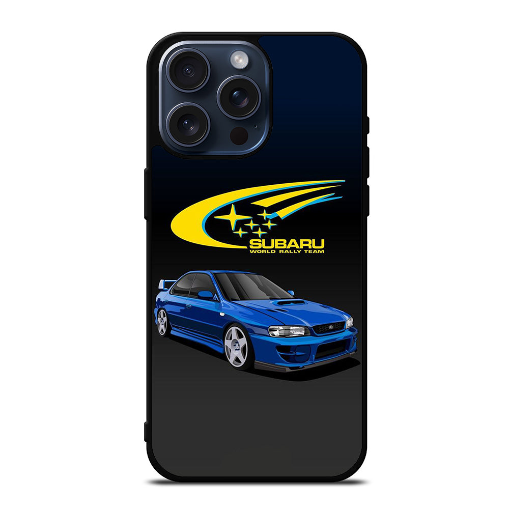 SUBARU BLUE CAR iPhone 15 Pro Max Case Cover