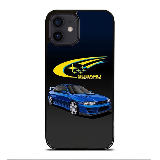 SUBARU BLUE CAR iPhone 12 Mini Case Cover