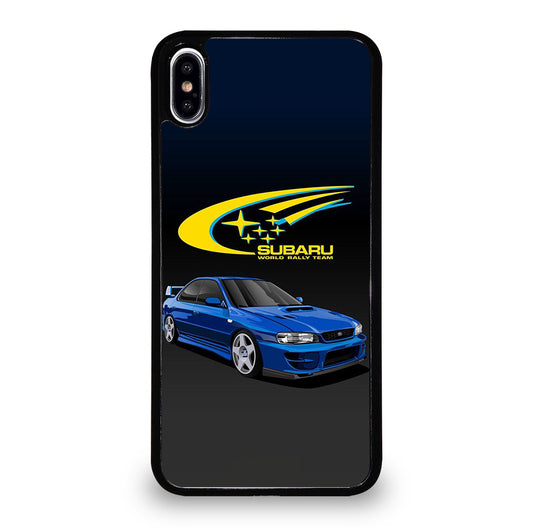 SUBARU BLUE CAR iPhone XS Max Case Cover