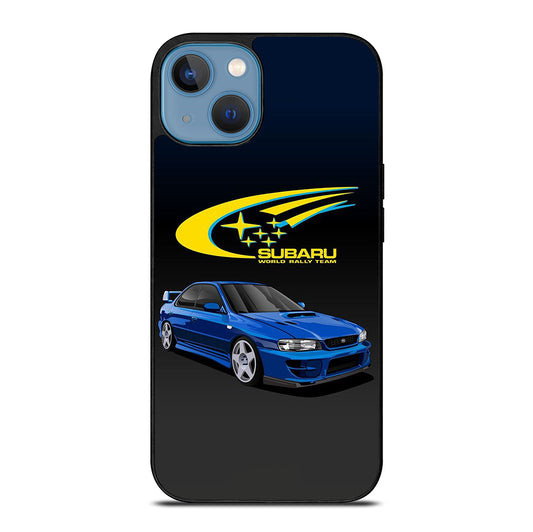 SUBARU BLUE CAR iPhone 13 Case Cover