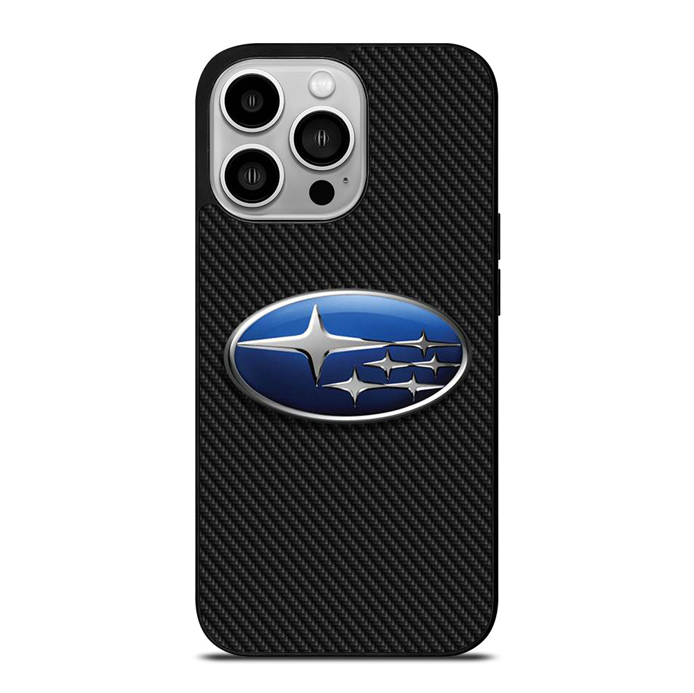 SUBARU CAR LOGO CARBON iPhone 14 Pro Case Cover