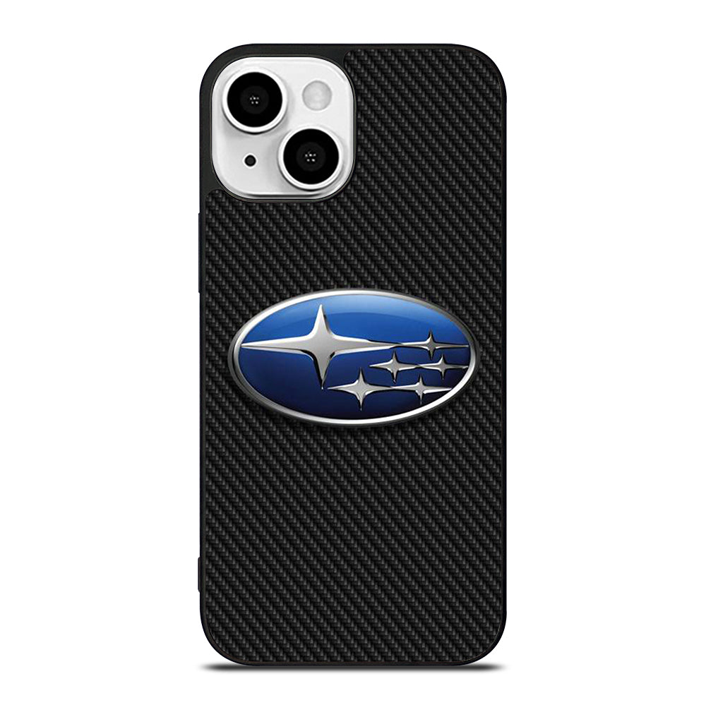 SUBARU CAR LOGO CARBON iPhone 13 Mini Case Cover
