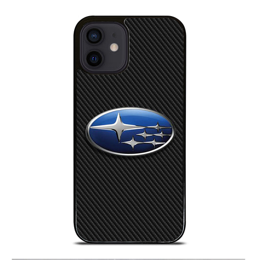 SUBARU CAR LOGO CARBON iPhone 12 Mini Case Cover