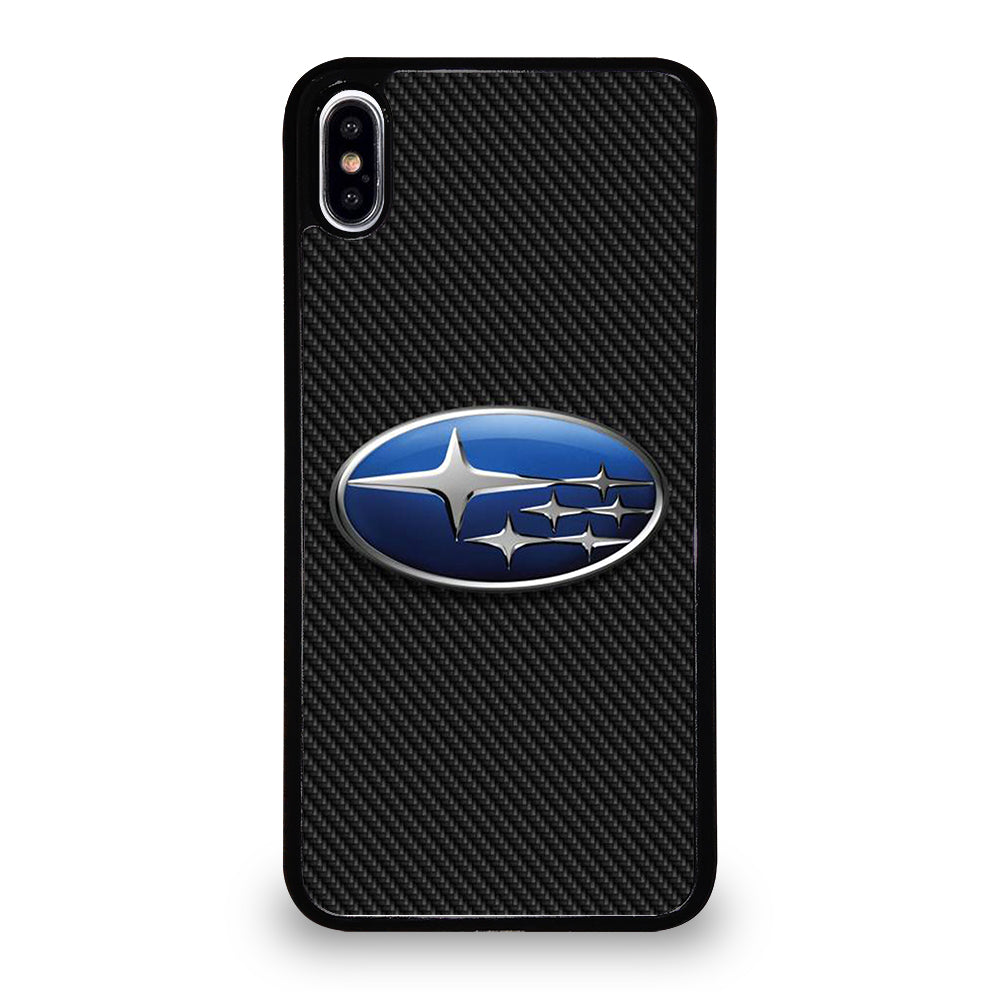 SUBARU CAR LOGO CARBON iPhone XS Max Case Cover